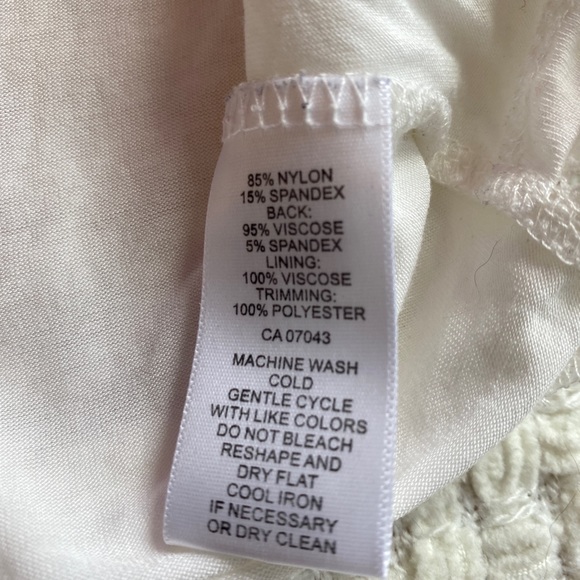 CABLE & GAUGE | white embroidery top - Picture 8 of 8
